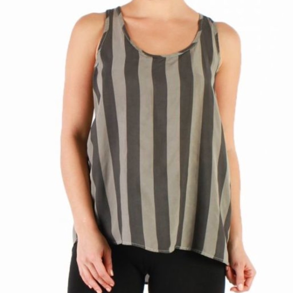 Hard Tail Shirt Tail Tank in Owl